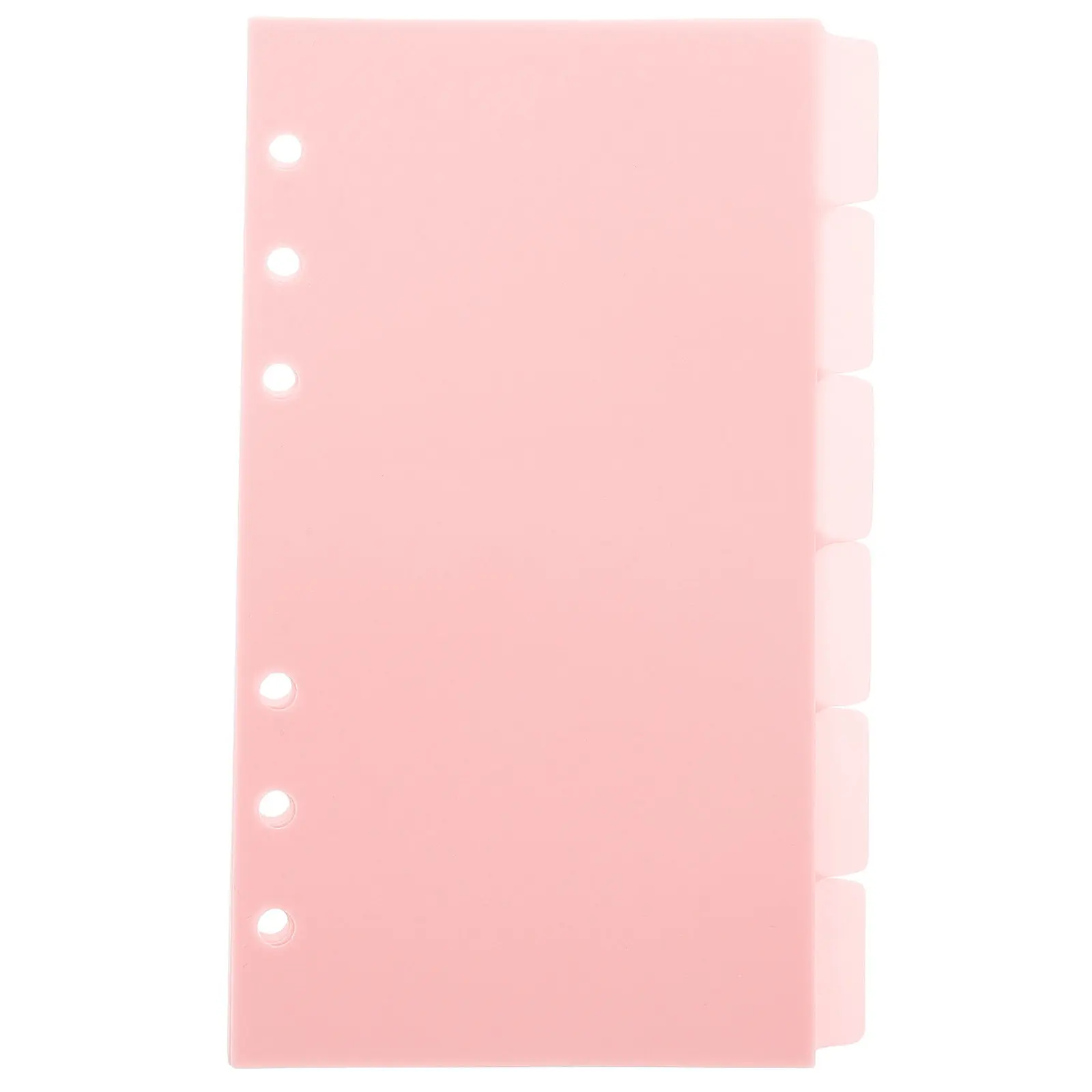 6Sheets Index Divider Binder Dividers Aesthetic Colorful Tabs Easy Insert Remove Notebook Supplies Planner Dividers Detachable