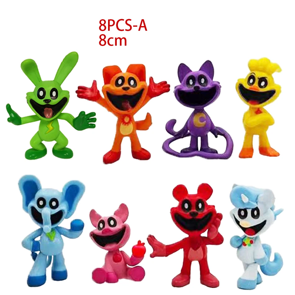 10CM Smiling Critters Figure Smiling Critters Cat Nap Dog Day Catnap Dogday Figure Set Toy Catnat Kickinchicken Figurine Toy