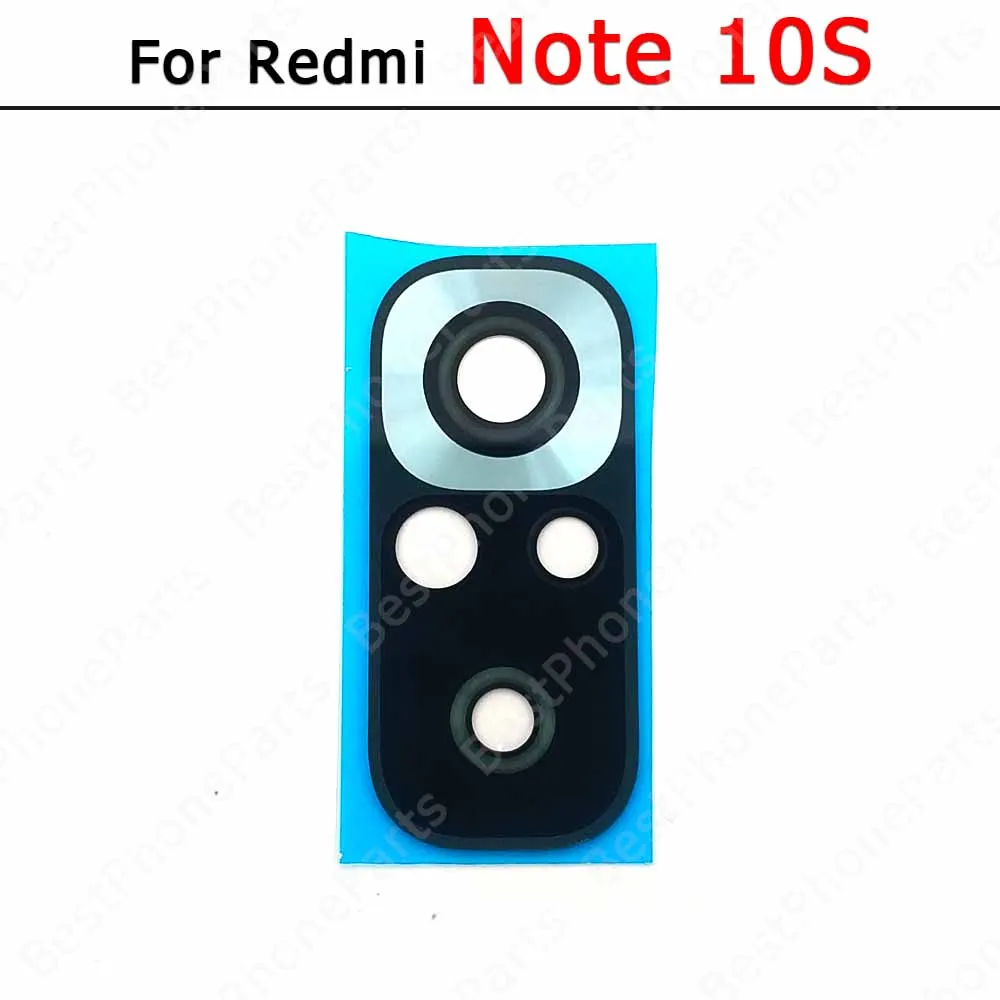 Back Camera Lens Glass for Xiaomi Redmi Note 10 Pro 5G 10S Rear Protective Glass With Glue Sticker Adhesive Spare Parts