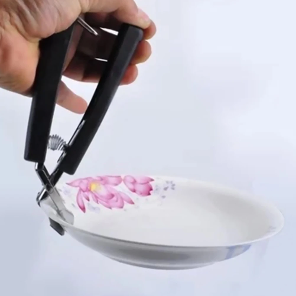 

Stainless Steel Bowl Gripper Clamp Anti-Scalding Plate Lifter Hot Pan Holder Dish Carrier Clip For Kitchen Steamer Large Pots