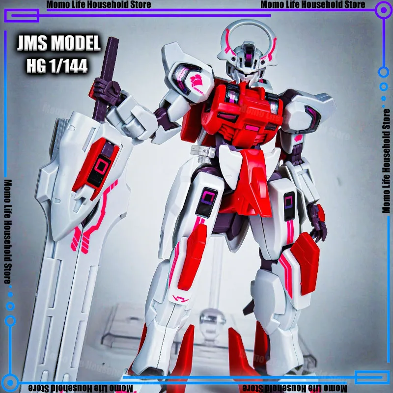 New JMS Model 1/144 Hg Mdx-0003 Red Schwarzette Assembly Model Kits Anime Action Figure Robot Moveable Plastic Model Gifts Toys
