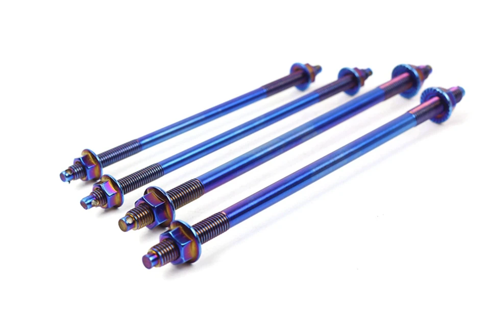 Silver/Multicolor M 10/12 x 220/250/280 mm Front Wheel Axle For Suzuki Honda Yamaha RSZ Motorcycle electric car modified parts