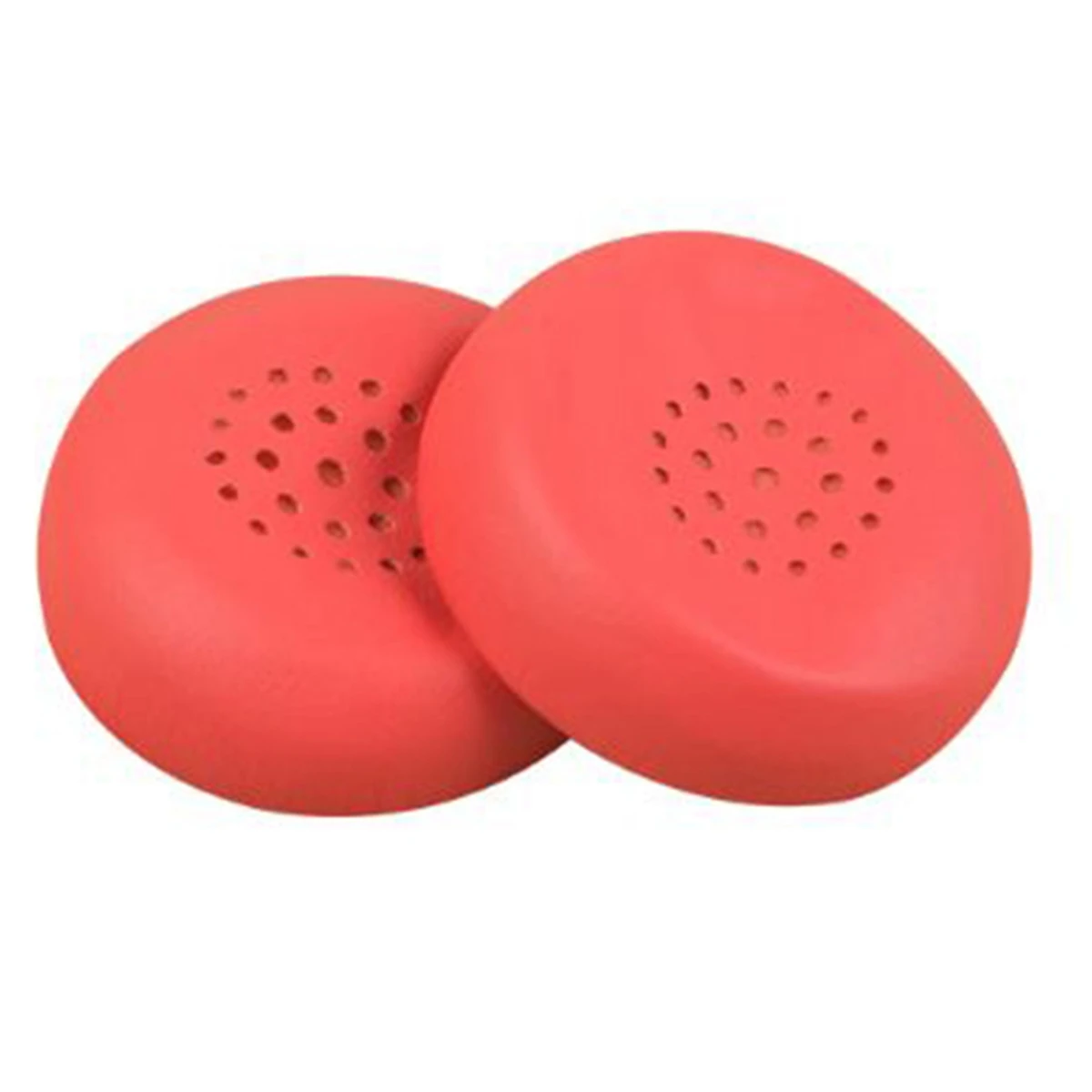 A49T 1Pair Foam Ear Pads Cushion Leather Earpad for WH-CH400 Headphone(Red)