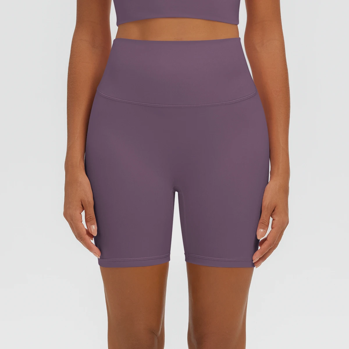 Damen Fitness Yoga Shorts Atmungsaktive Hüftformende Schnelltrocknende Sportshorts Sommer Gym Laufshorts mit Push-Up-Effekt für Frauen – Detail 29