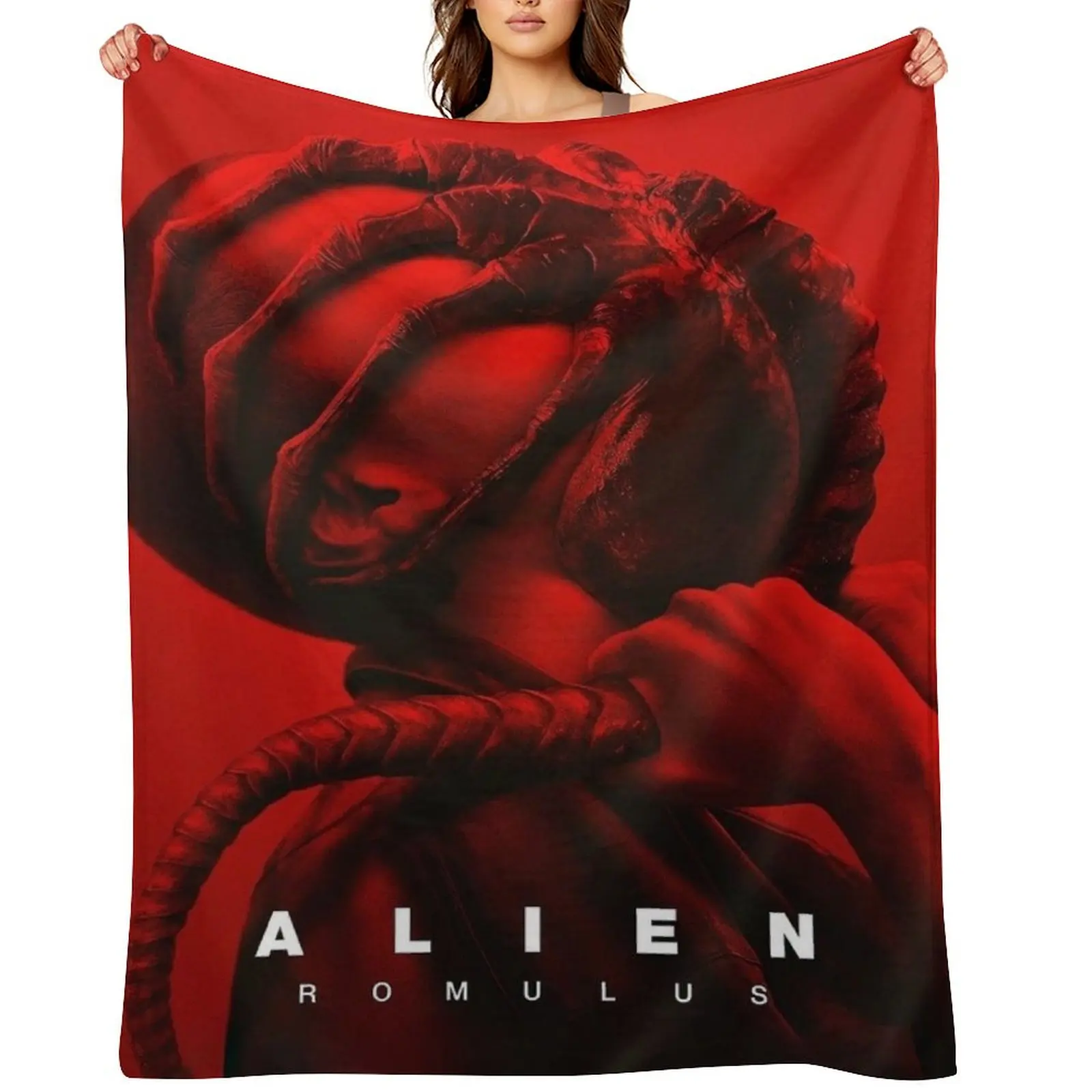 

Alien Romulus Throw Blanket Retros Sleeping Bag Single Stuffeds Blankets