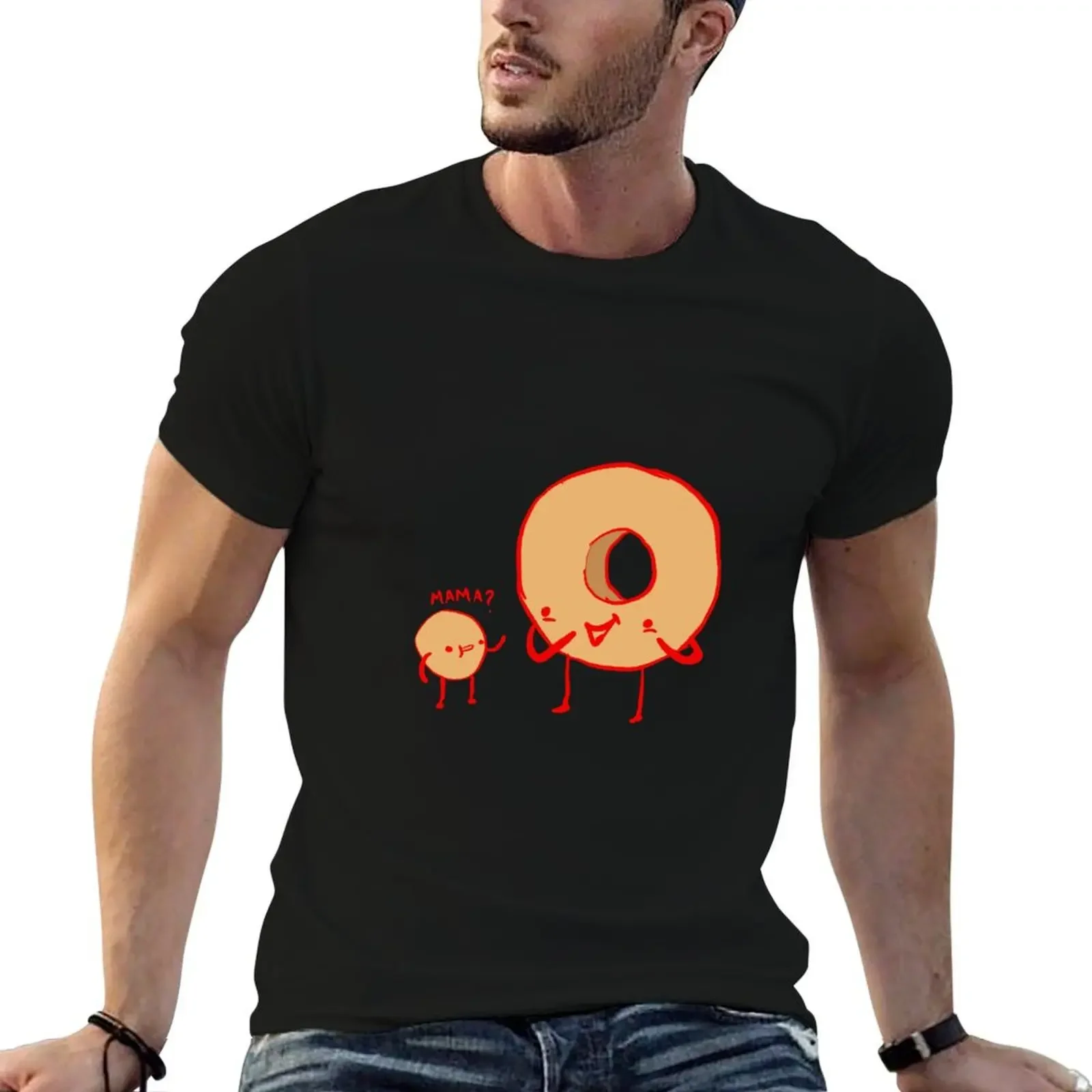 Donut mama T-Shirt rapper graphic tees anime stuff plus sizes men workout shirt