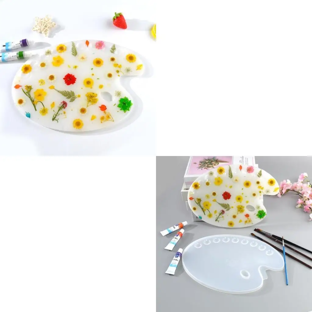 

DIY кристалл эпоксидная смола абразивная неправильная овальная форма большая бирка кулон силиконовая форма жидкая основа палитра