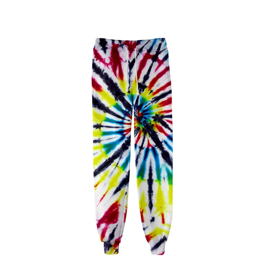 นีออน Hip hop Dizzy Arts 3D กางเกงผู้หญิง/ผู้ชาย Joggers กางเกงหลวมกางเกง Psychedelic Vortex ชาย Sweatpants