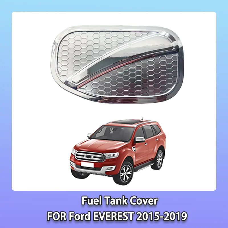 

Крышка топливного бака масляного цвета ABS Chrome для Ford Everest 2015-2019, хромированные комплекты кузова, аксессуары