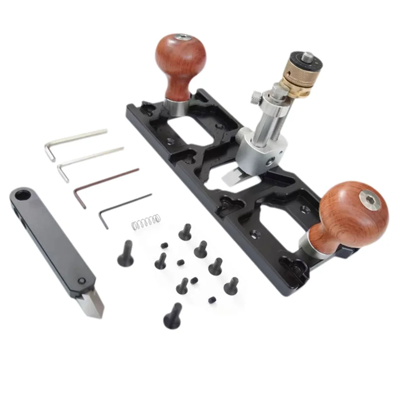 

M12K-Router Plane With Adjustable Depth Ideal For Grooves & Joinery Work Three Mounting Locations With Four Rotational Direc