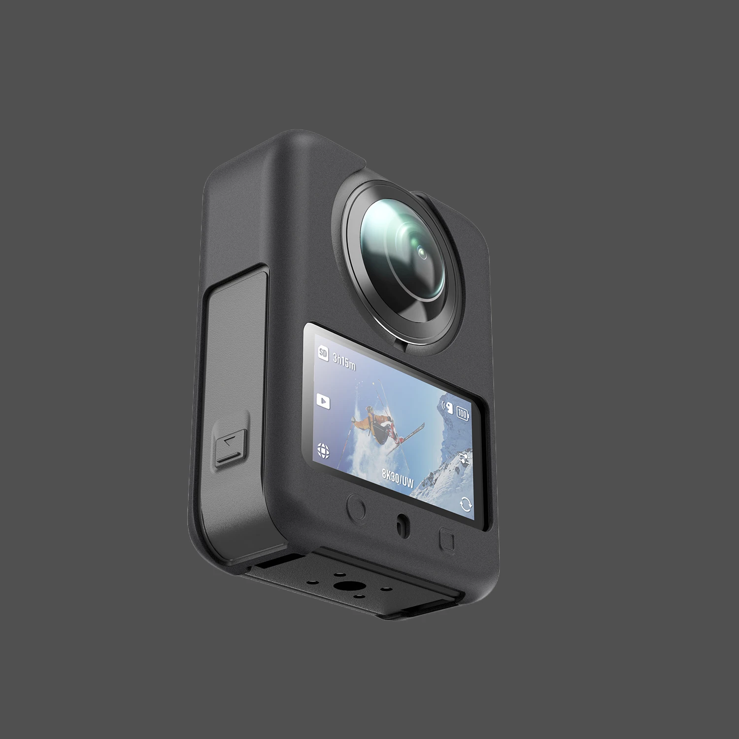 Silikon-Schutzhülle für DJI OSMO 360 mit Objektivdeckel, Hängeseil, weiche Schutzhülle, Karosserieabdeckung für OSMO 360-Zubehör