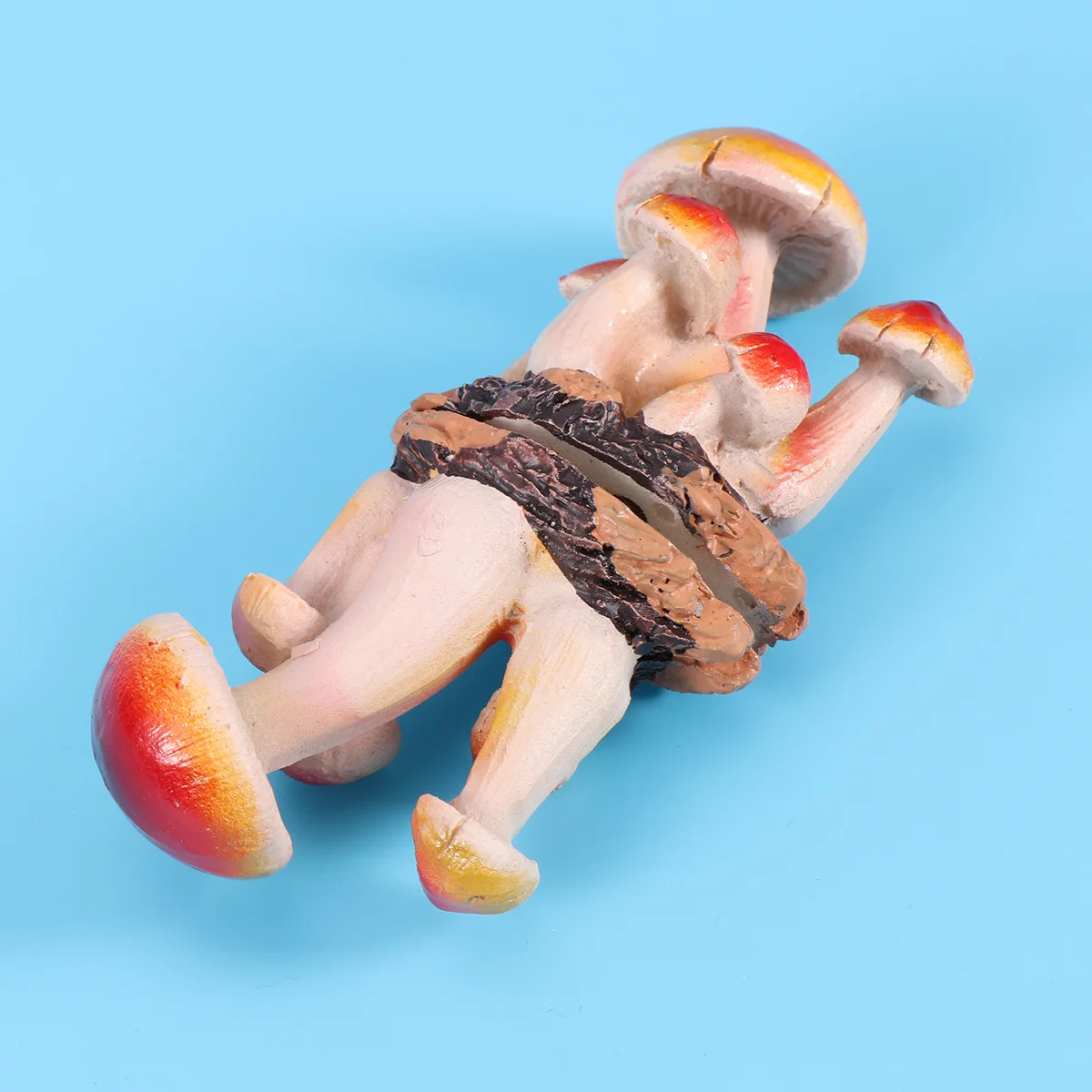 

2Pcs Miniature Resin Colorful Mushroom Ornament Garden Decoration Yellow Deep Red Micro Landscape DIY Succulent Moss