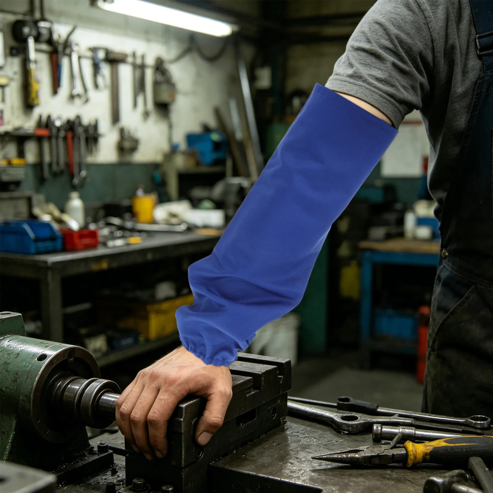 1Pair Resistant Welding Sleeves Heat Resistant For For Welding Mechanic Flame Inch Abrasion Proof Arm Guards Mechanics