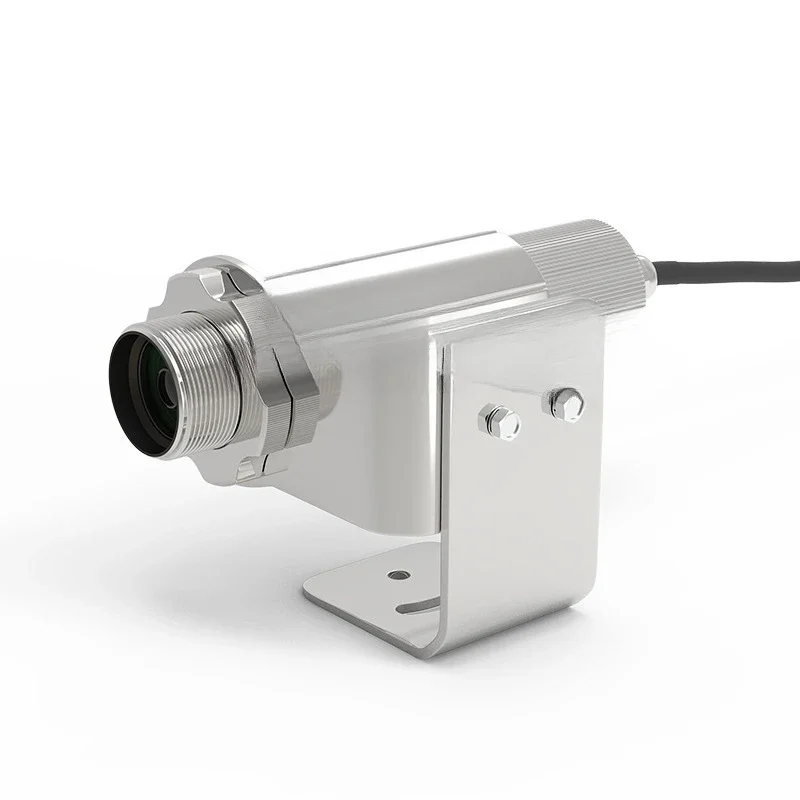 On-line coaxial laser aiming infrared thermometer temperature sensor simulation/RS485 probe