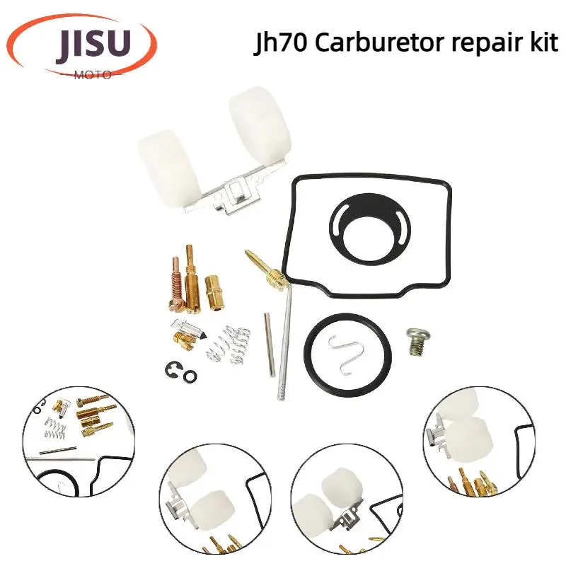 

Complete JH70 Horizontal Engine 70cc Carburetor Repair Kit: Plunger Diaphragm & Float for Motorcycle Dirt Bike