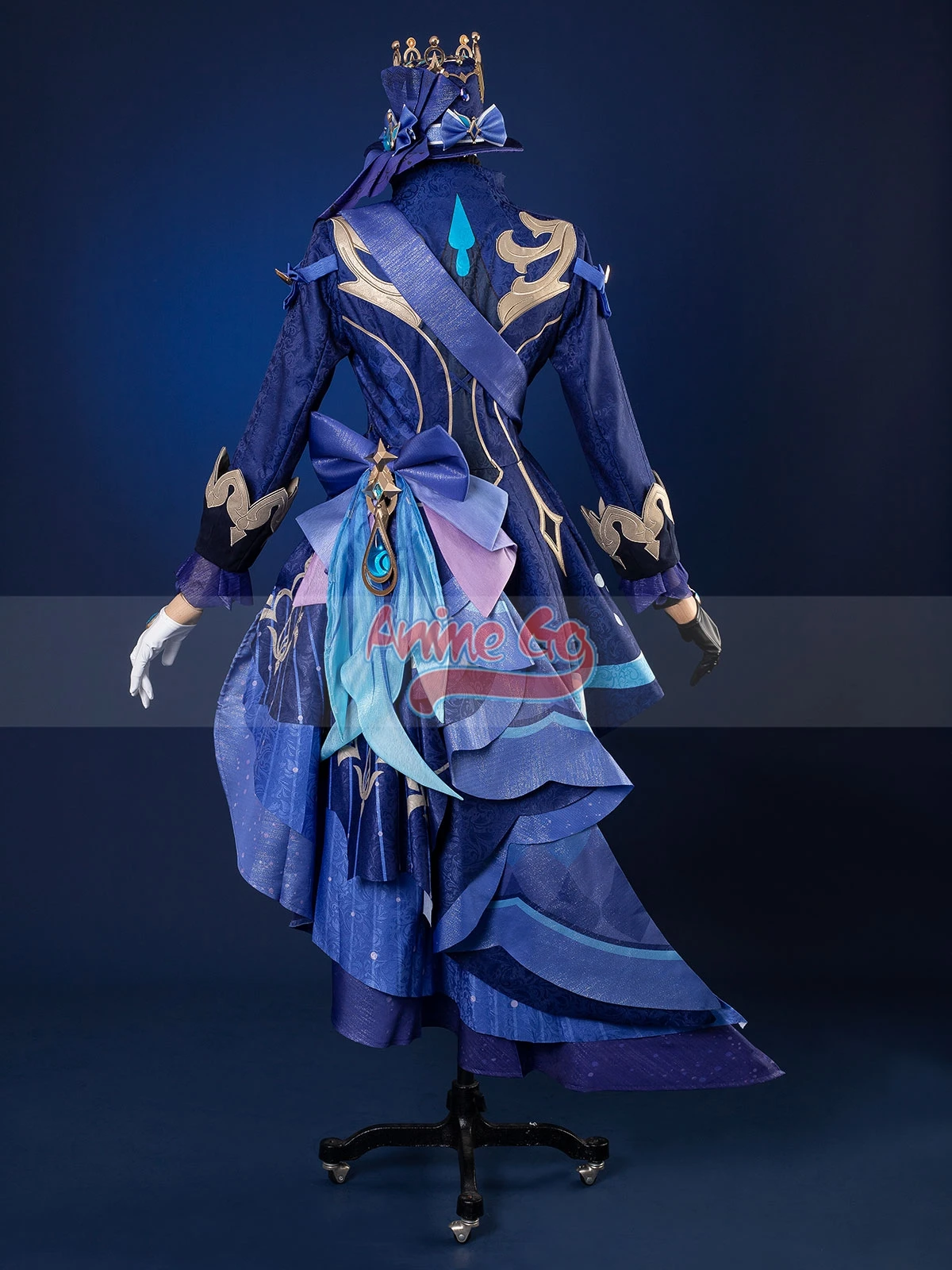 Costume de Cosplay Furina Genshin blanc et noir, tenue améliorée pour femmes, accessoires 3D pour Halloween