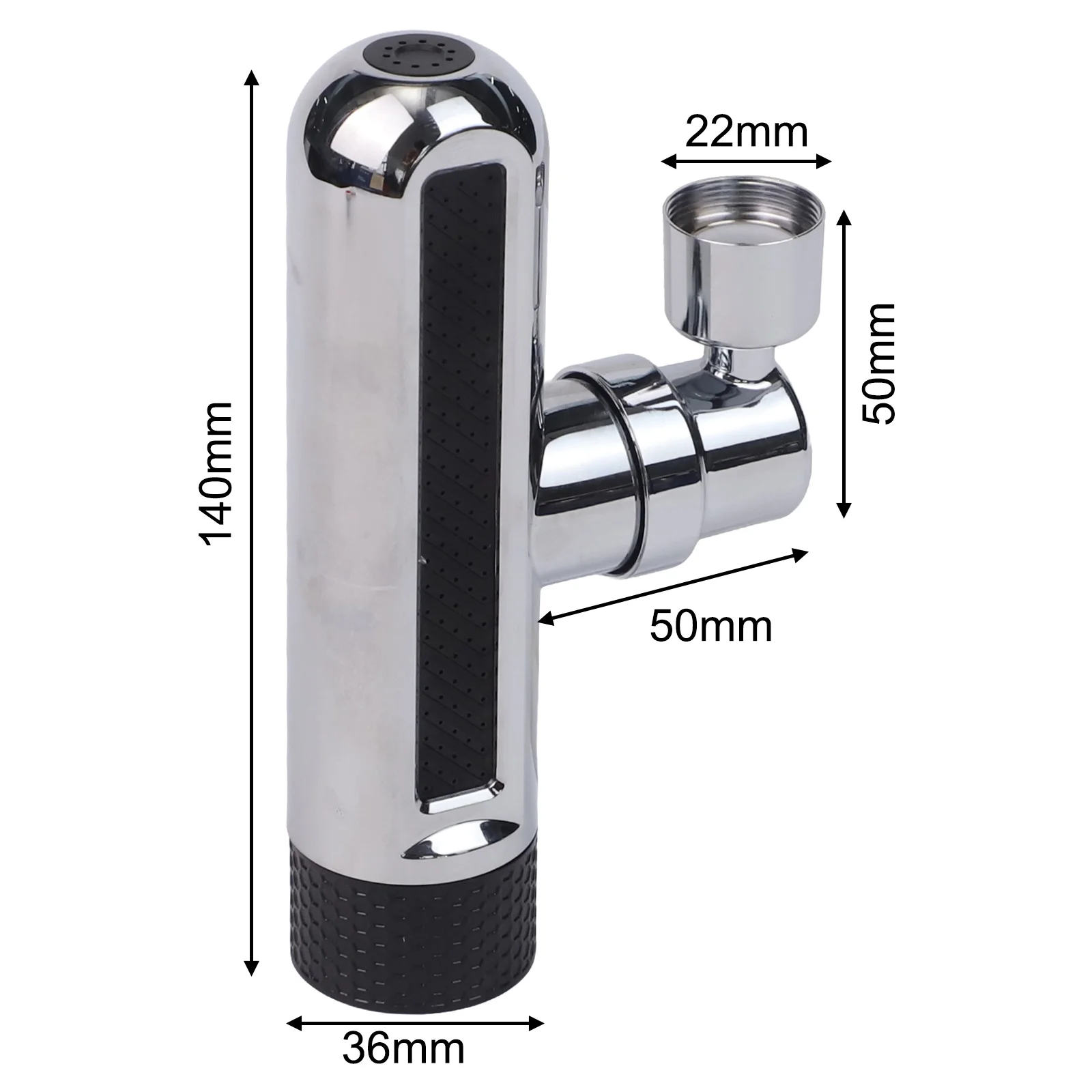 

14*3.6*0.5cm Splash-proof Faucet Robust Material 360-degree Rotation Easy Installation Enhances Washing Experience
