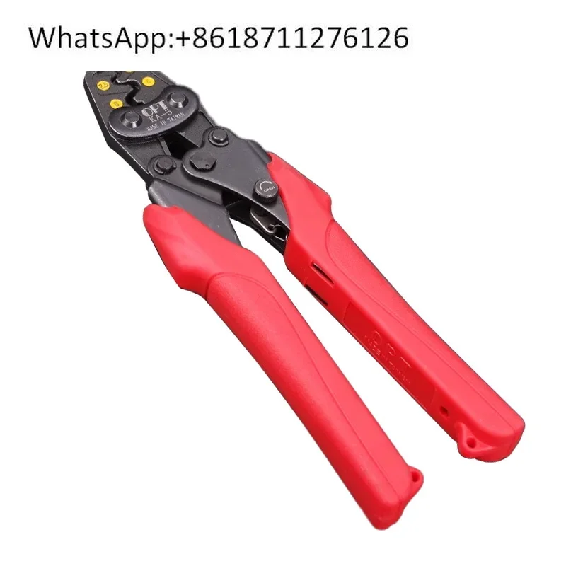 OPT imported bare terminal pacifier cap crimping pliers ratchet type labor-saving mini crimping pliers KA5 6