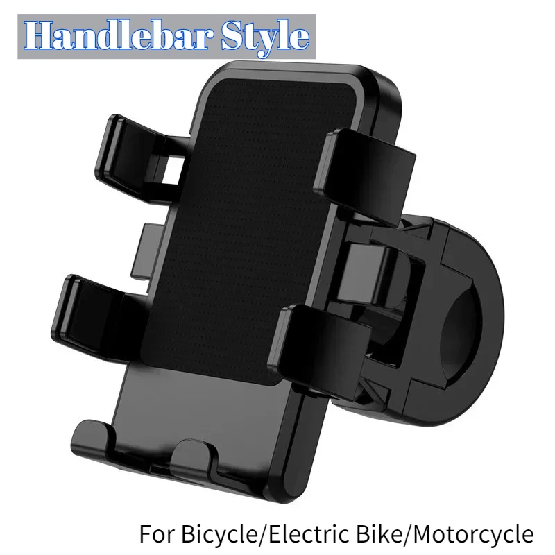 Supporto per telefono per moto per telefoni da 5-7,2 pollici Clip per telefono per bicicletta da esterno Staffa di navigazione per manubrio Supporto per telefono universale