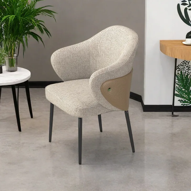 Light Luxury Dining Chair Italian Home Simple Chair Reception Designer Negotiation Hotel Backrest Restaurant Leisure
