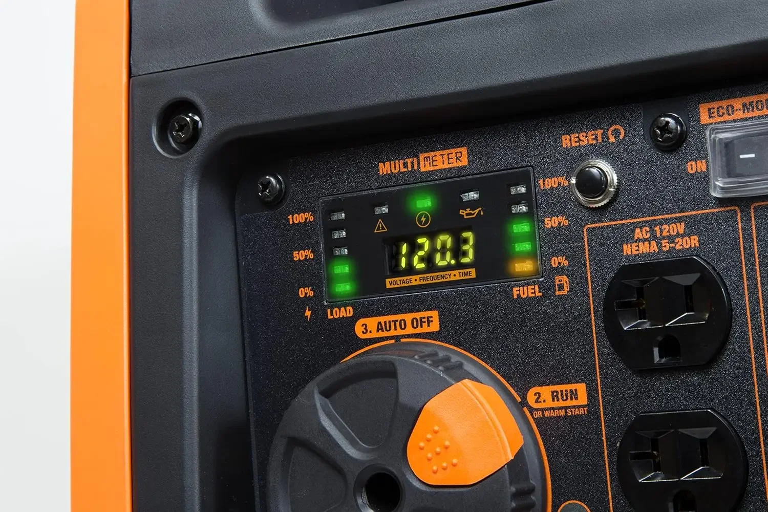 [XMSJ-مخزون محدود، اشتر الآن! ]56455i مولد عاكس محمول فائق الهدوء بقدرة 4500 وات RV مع إيقاف الوقود والكهرباء