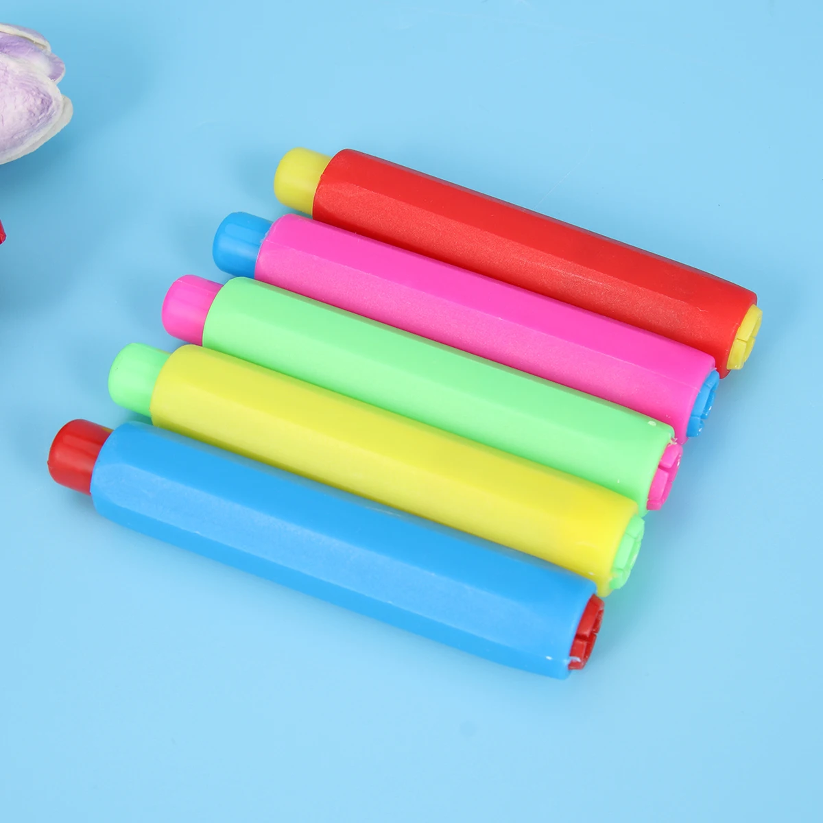 

20 Pcs Plastic Chalk Holder Dust Office Child Clean Hands Environmentally Safe Student Supplies