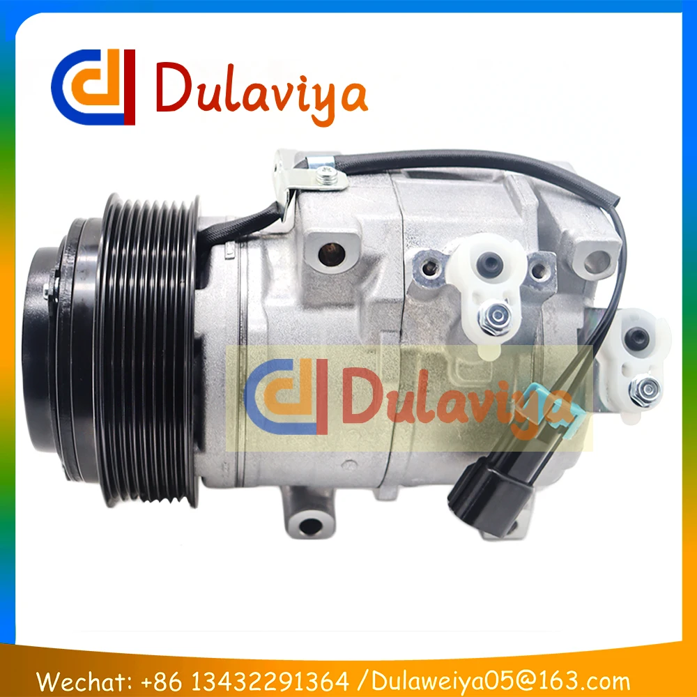 A/C Compressor 10SRE18C For John Deere Tractor Series RE284680 RE502697 447280-1650 4472802000 447280-2000 DCP99520