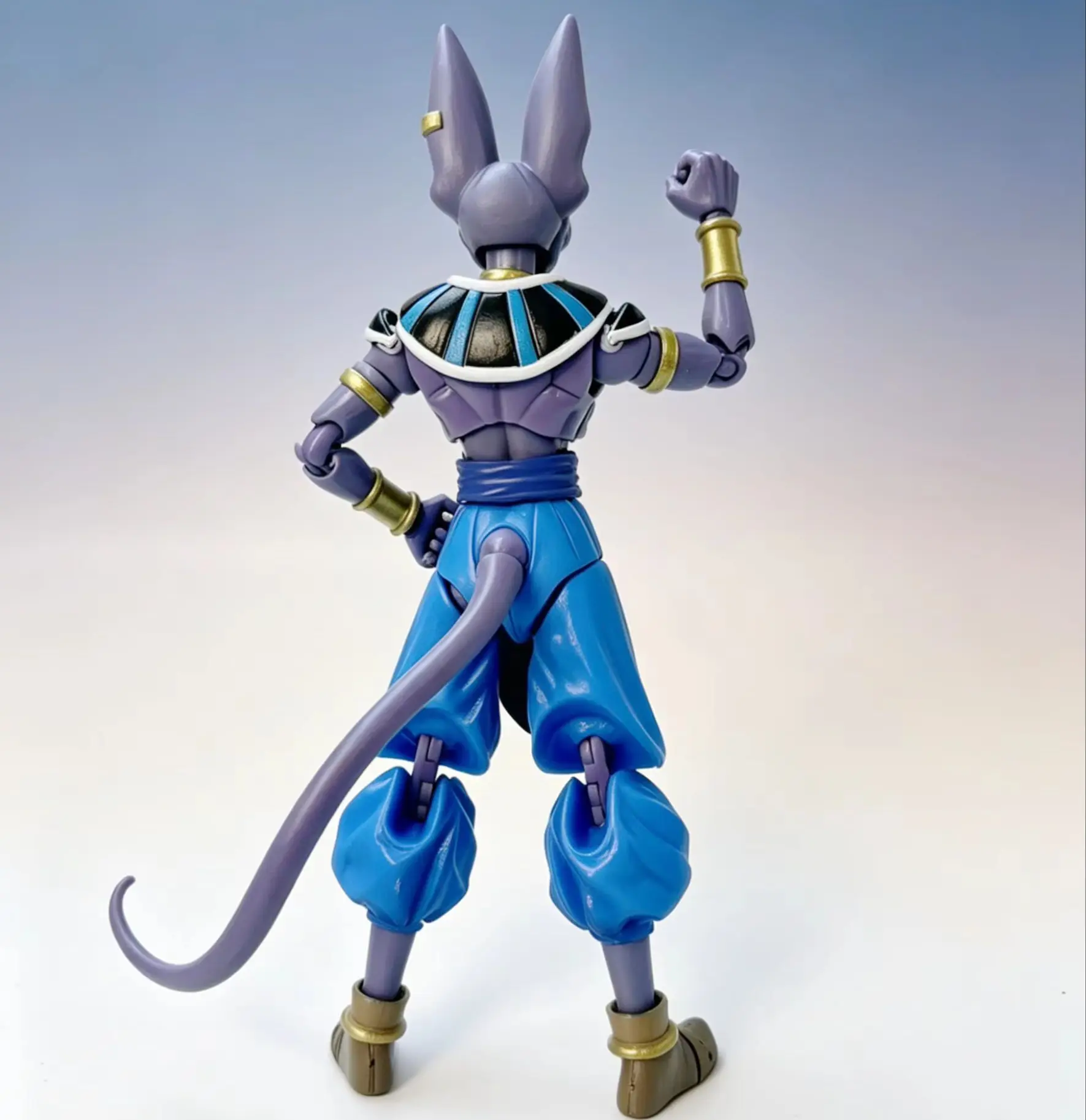 Bandai SHF Dragon Ball Series Beerus God of Destruction Large Action Figure Collectible Display Piece Exclusive Boy's Gift Scene