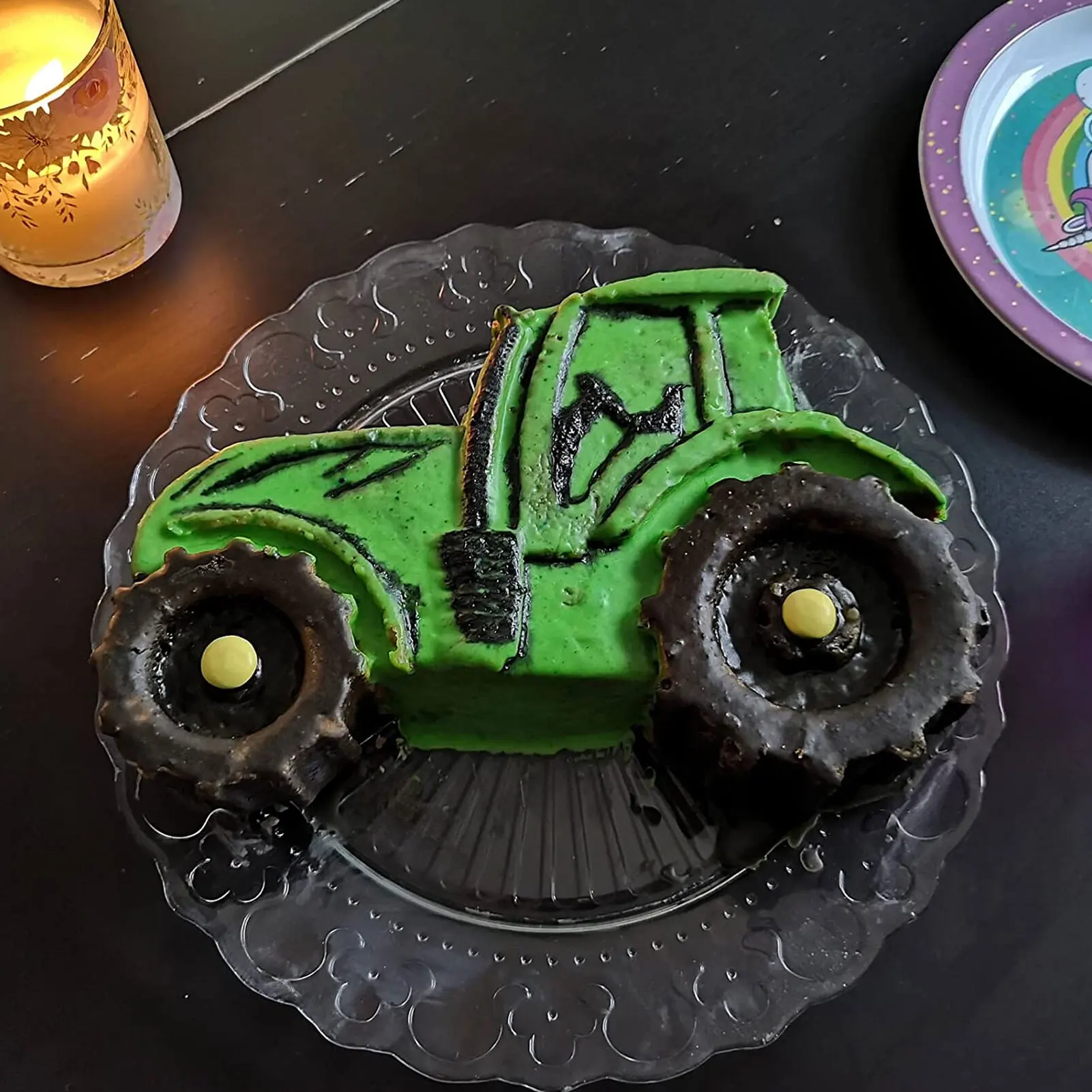 DIY Bakeware Molds Tractor Locomotive Shape Cake Chocolate Desserts Candy Making Baking Pans Silicone Baking Decorating Tools