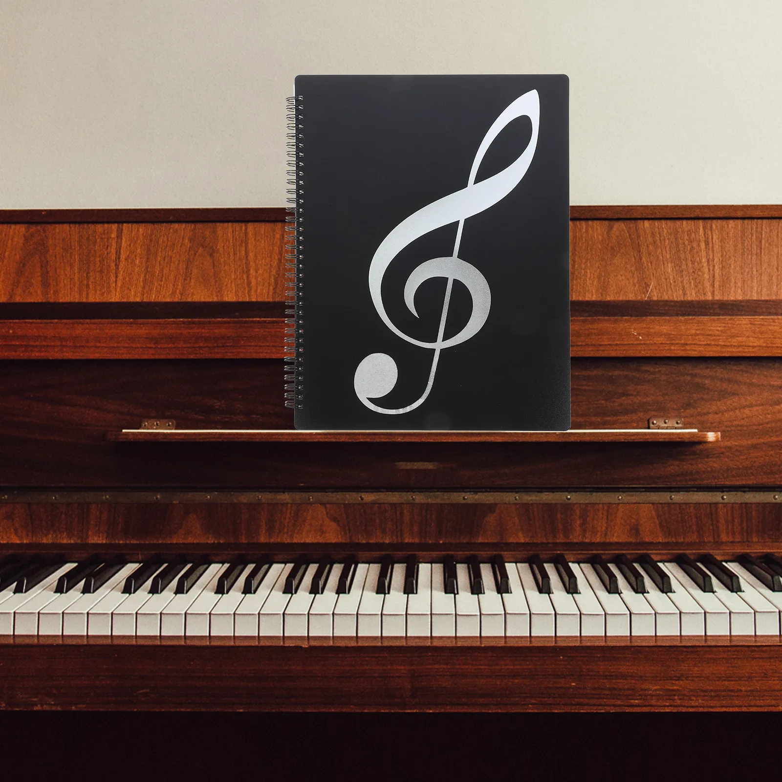 

A4 Size Sheet Music Folder Music File Folder Compact Reusable Document Organizer for Office School Travel Concerts Meeting Notes