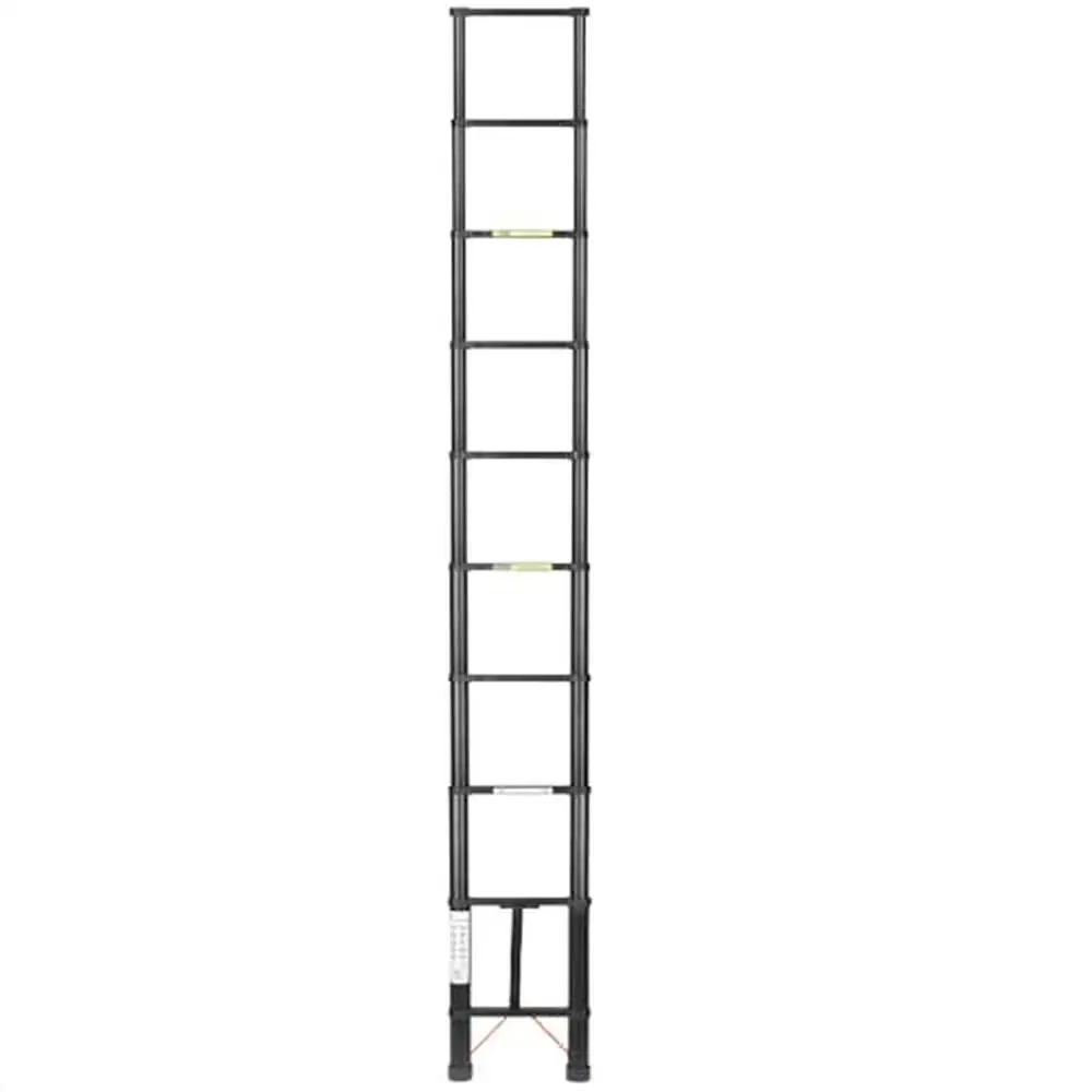 13FT Multi-Purpose Collapsible Extension Ladder with Non-Slip Surface and Foldable Design