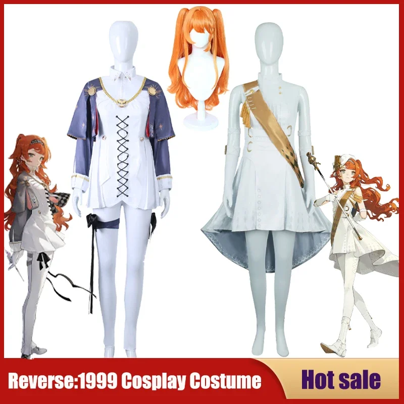 HN8 لعبة عكس: 1999 Sonetto أزياء تنكرية للنساء مثير تنورة صغيرة فستان شعر مستعار موحد للهالوين عيد الميلاد كرنفال حفلة COS8...Gf