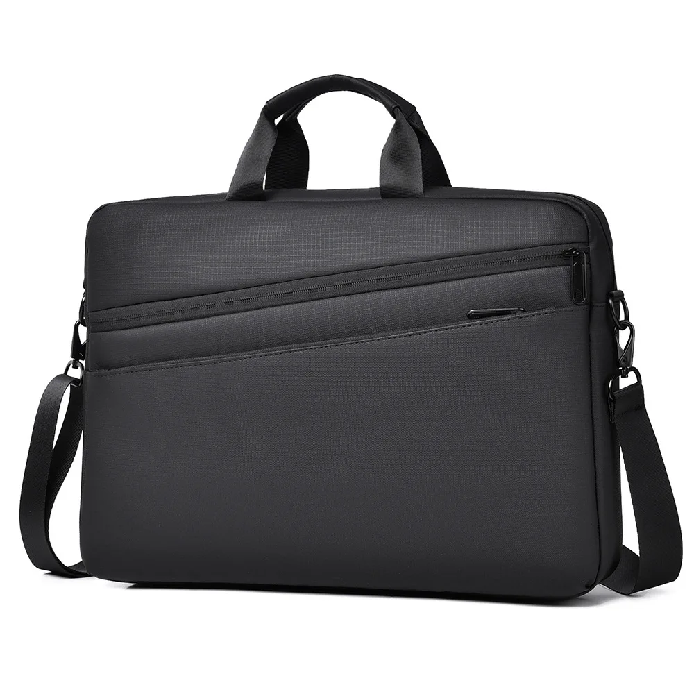Multifunktionale Freizeit-PU-Folien-Handtasche, Konferenz, große Kapazität, tragbare Laptoptasche, Business, Arbeit, Pendeln, Aktentasche