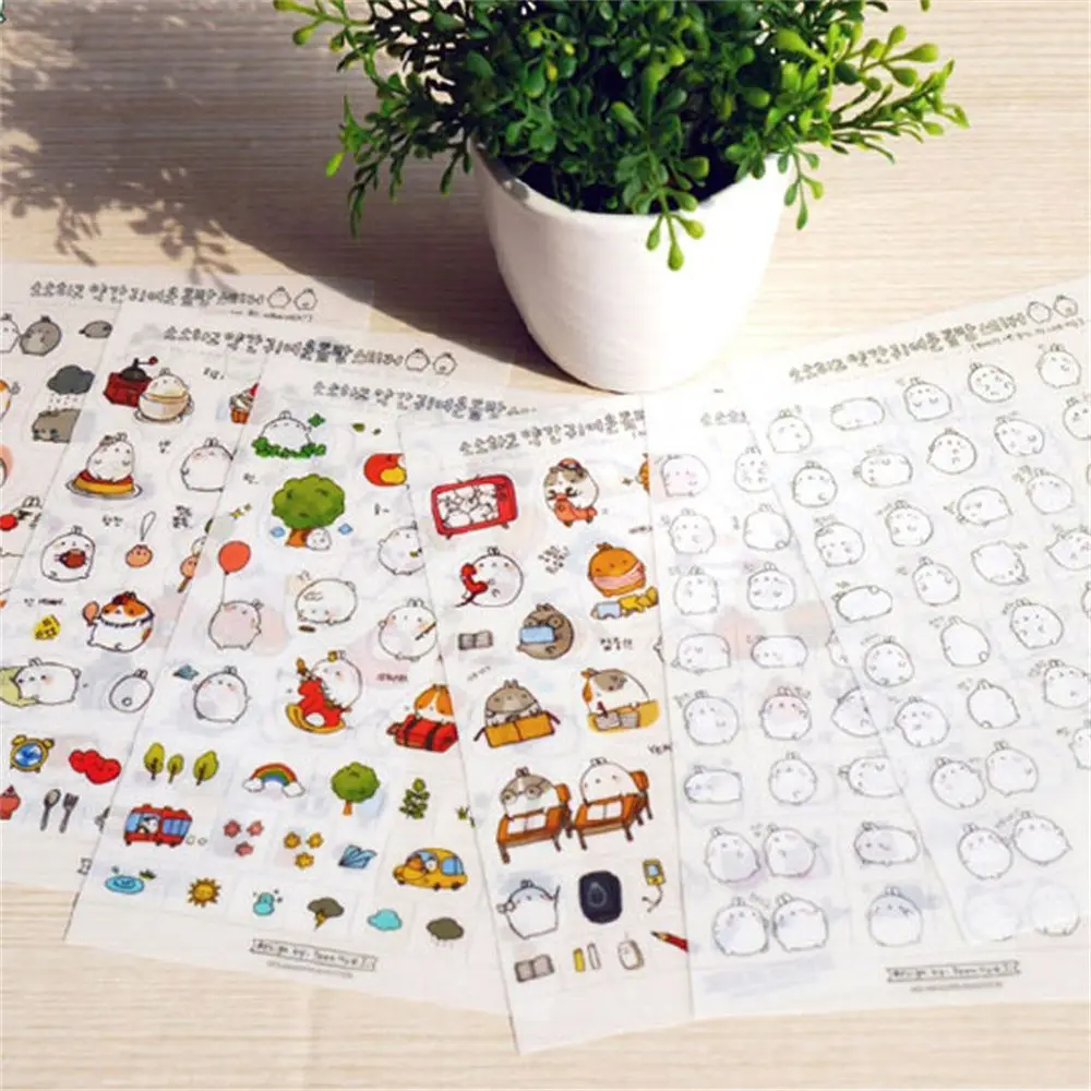 Waterproof Kawaii Stationery Sticker Phone Bottle Decoration Sticker DIY Stationery Decoration Journal Diary Stationery Sticker