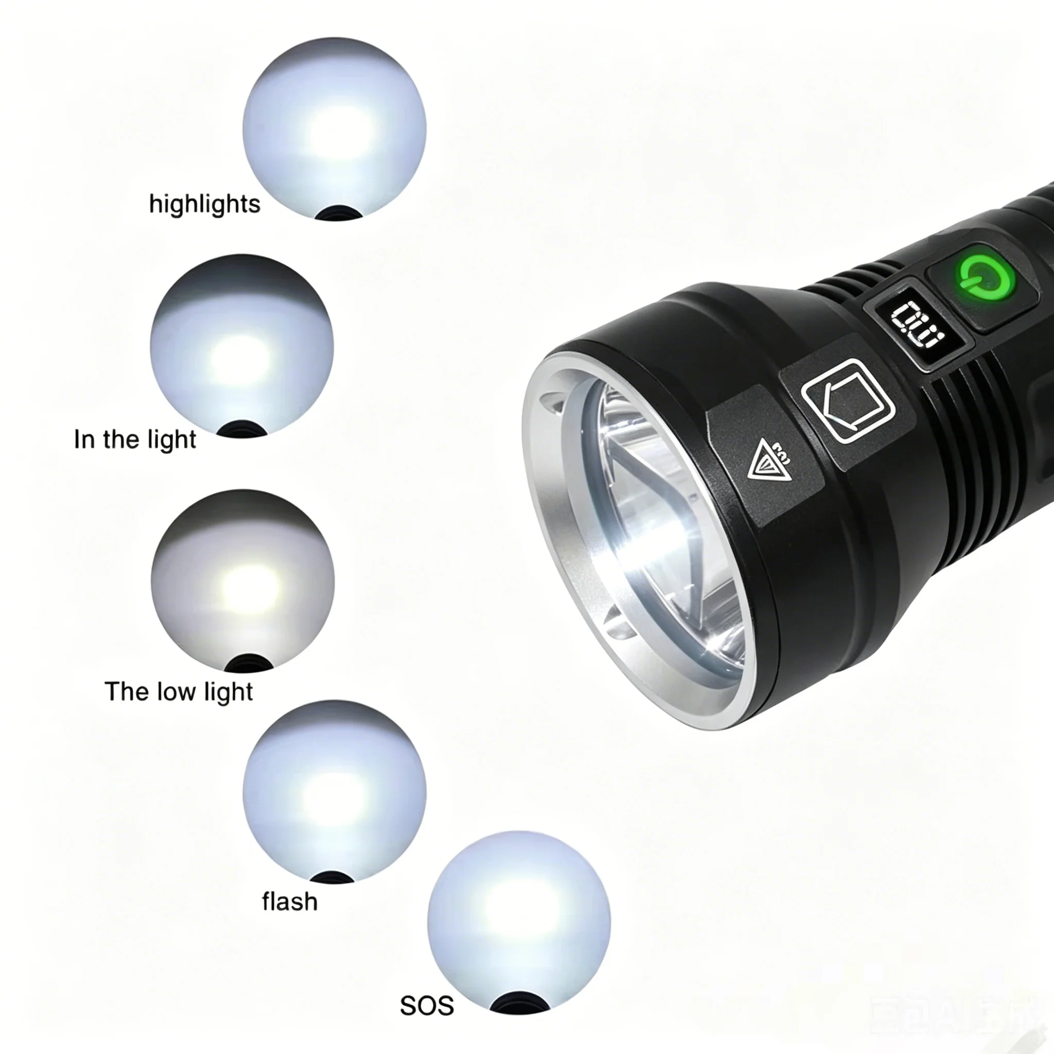 550000000LM 20000mAh Most Powerful Flashlight Rechargeable Torch Long Lasting Tactical High Power LED Flashlight Camping Lantern