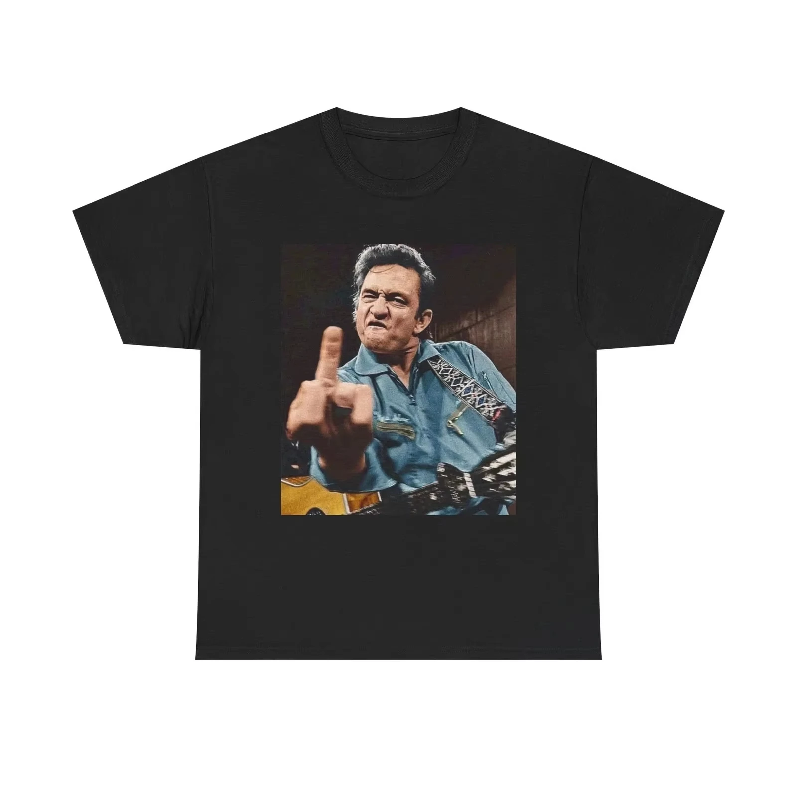 Vintage Rock and Roll Music Legend Rebel Country Style Graphic Tee Cotton Mens Womens T-Shirt Summer Streetwear