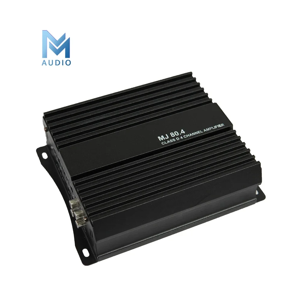 High Quality 80.4BJ Car Audio Amplifier 4 Channel Full Range Class D Speaker Full-frequency Sound System For Car