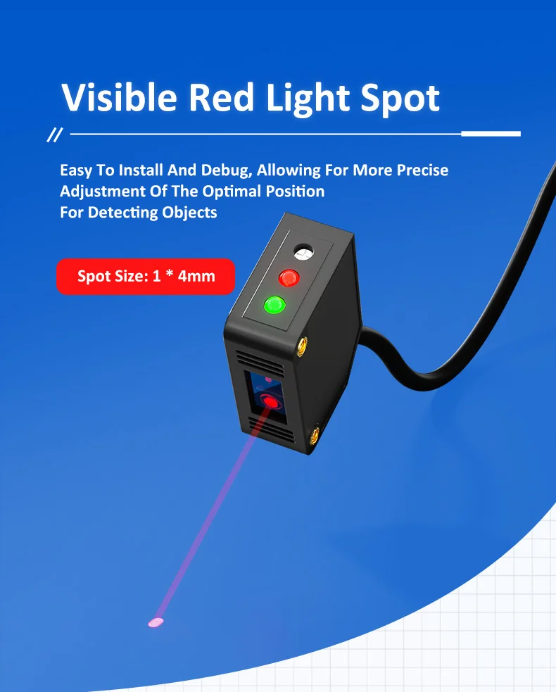 FJNS10-30NF-C Erkennungsabstand 300 mm Photoelektrischer Infrarotsensor Schalter Entfernungsmessung Lasersensoren – Detail 4