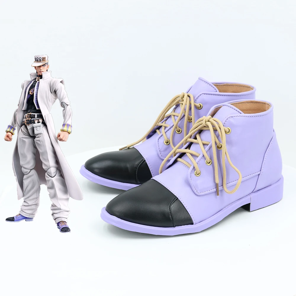 JoJo Bizarre Adventure Kujo Jotaro – chaussures de Cosplay, bottes Anime Joe Kid, accessoires de fête d'halloween sur mesure