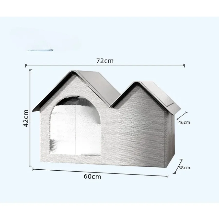 บ้านเครื่องปรับอากาศแมวฤดูร้อน Cat Cooling เครื่องมือ Nest สุนัข Igloo สุนัข Four Seasons Cat สัตว์เลี้ยง Igloo