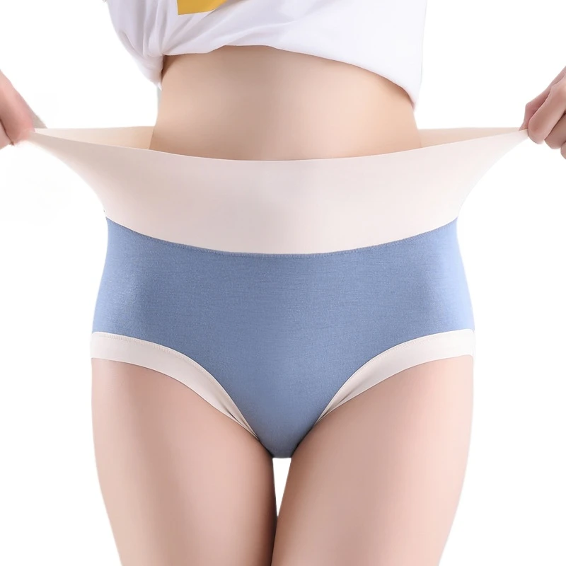 Women's Plus Size Underwear Modal High Waisted Hip Hugging Comfortable Breathable women Panties bragas mujer  thongs  lenceria