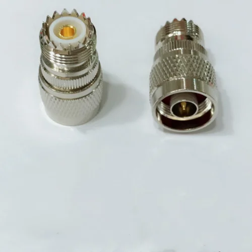 N Male To UHF PL259 SO239 Female Jack Coaxial Straight RF Adapter Connectors high quality