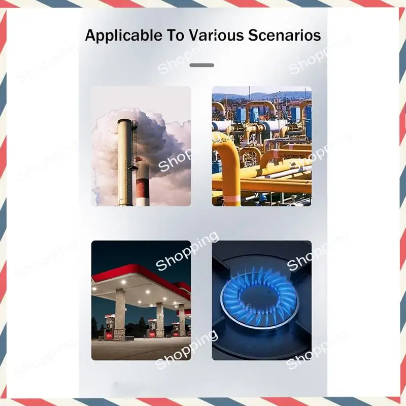 M20K Gas Leak Detector Gas Leak Sensor Sound Double Alarm LCD Alcohol Gas Leak Sensor