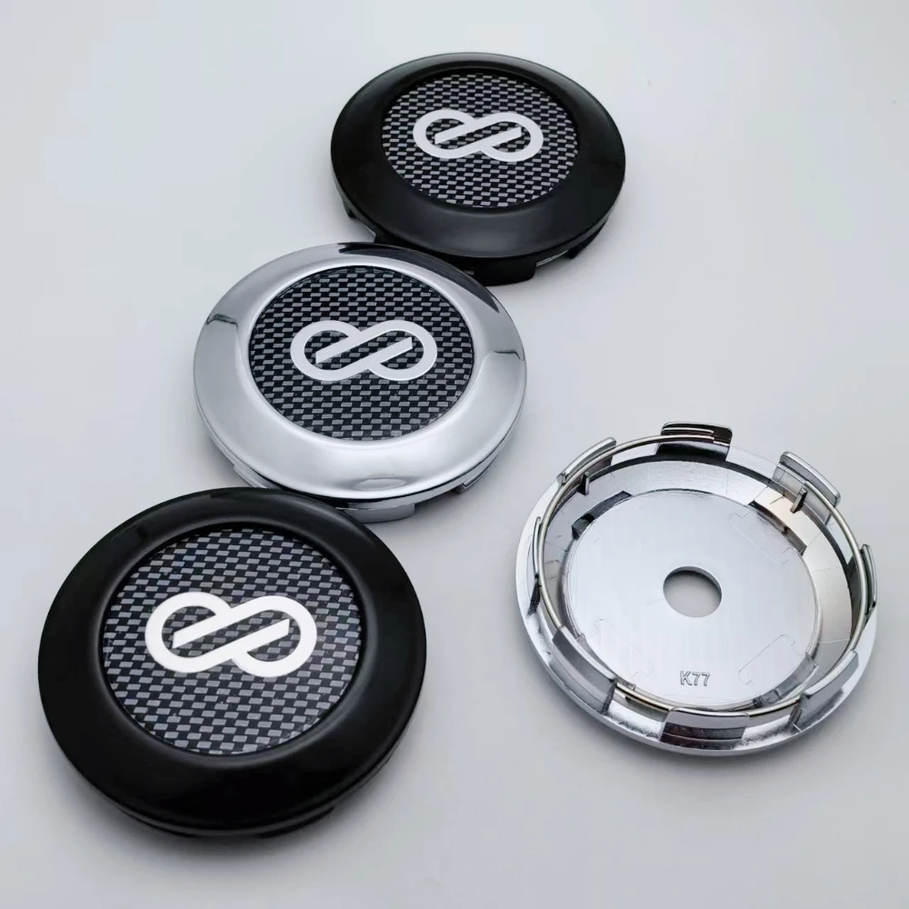 

4pcs JDM ENKEI Racing Logo Emblem Car Wheel Center Caps 77MM Clips 72MM Rim Hubcaps Dust Cover Wheels Hub Cap Car Accessories