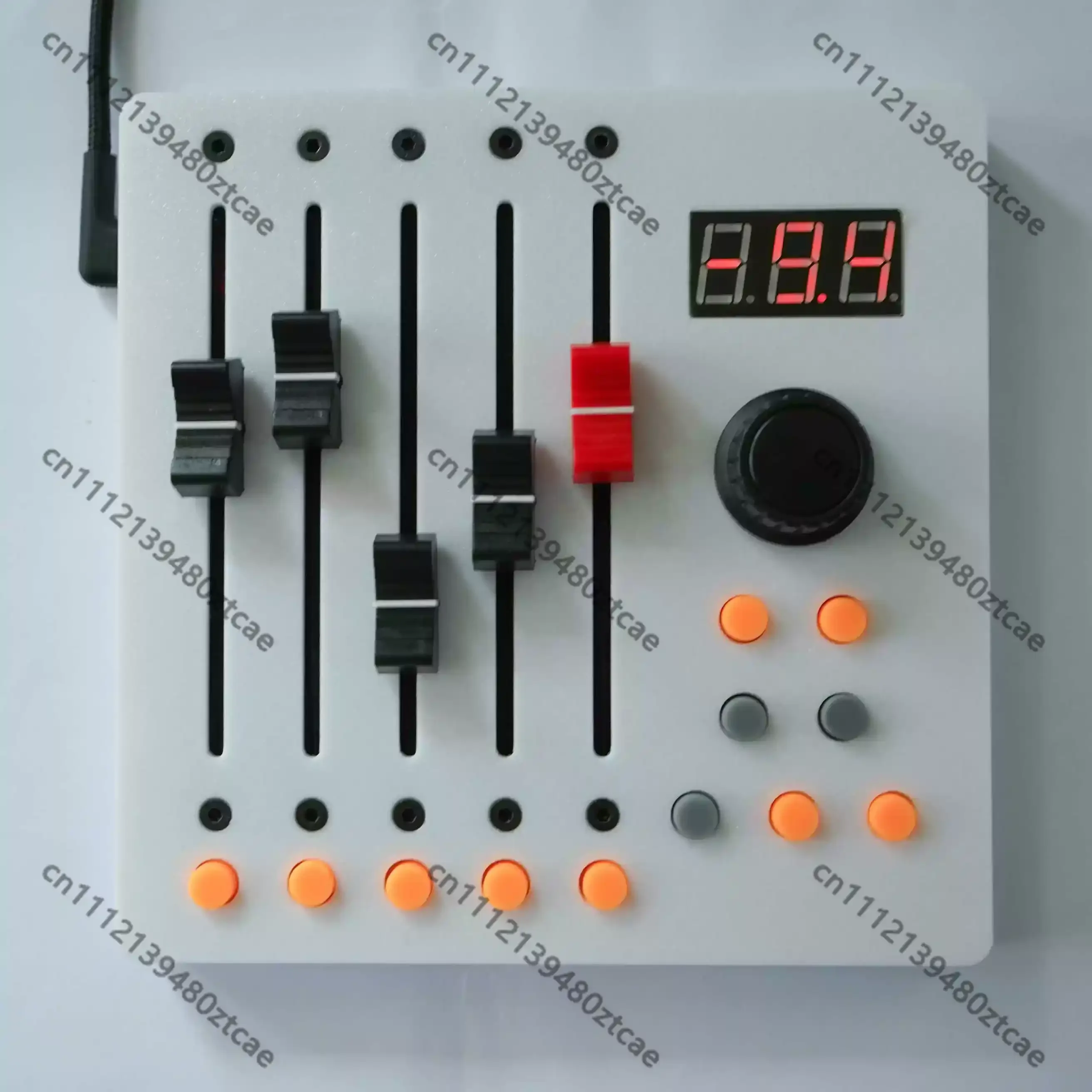 Live Streaming MIDI Mix Controller 5 Track Long Faders Transport Module DAW Audio Playback Parameter Control Tool