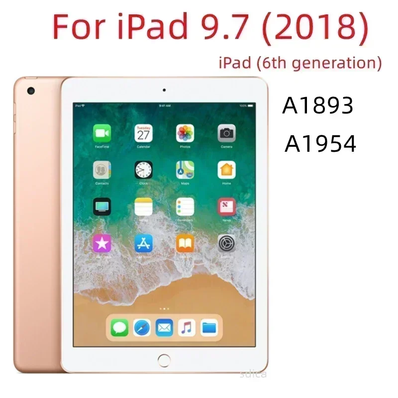 For iPad 9.7 2017 5th Gen A1822 A1823 9.7" Tempered Glass Screen Protector 9.7 2018 6th Gen A1893 A1954 Tablet Protective Film