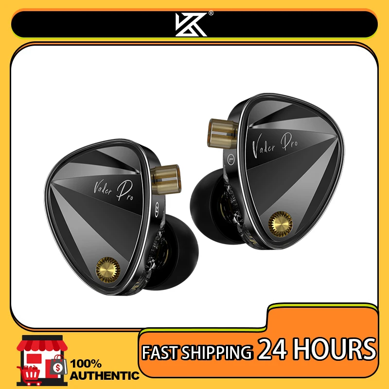 Kz Vader pro наушники-вкладыши Hi-Fi действительно сбалансированные высококачественные 6-драйверные динамические изменения наушников с переключателем регулировки наушников
