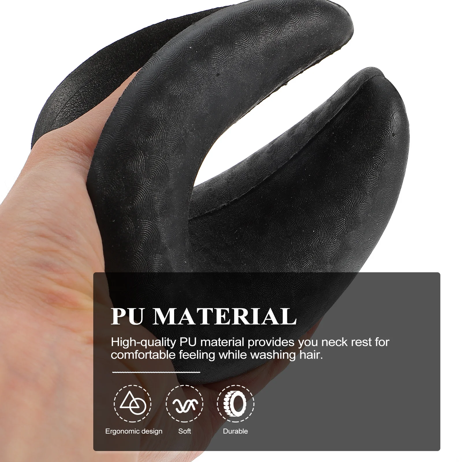 

Shampoo Neck Pillow Professional Salon Accessory PU Material Comfortable Neck Rest for Hair Washing Hair Washing Pillow