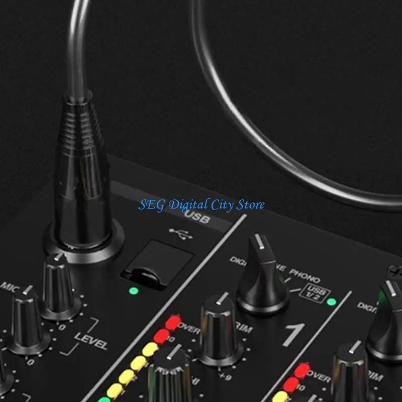 

U75B 3Pin XLRs Male Female to Type C Sound Cable, 3Pin XLRs to USB Type C Cable for Mixers