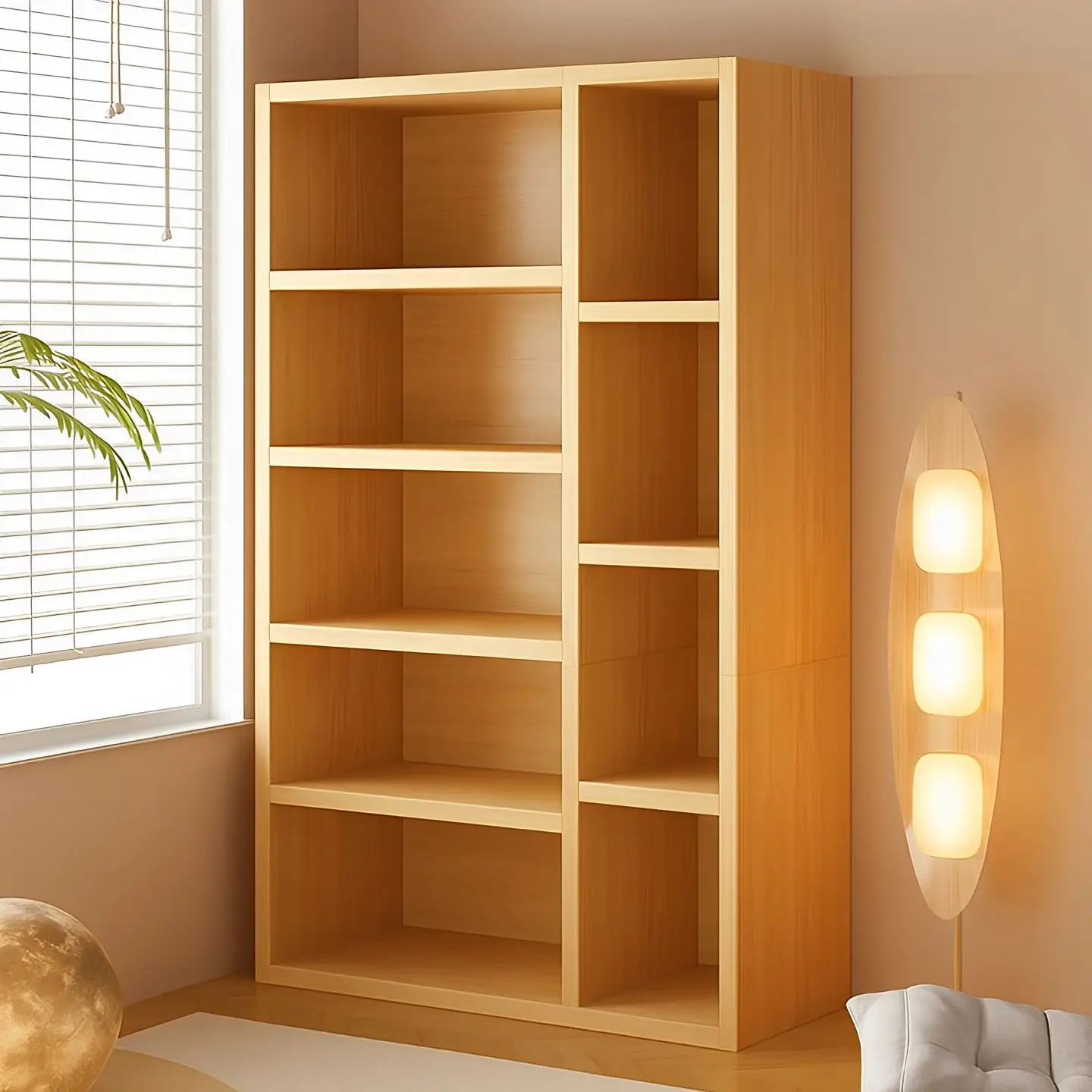 Shelf, whole wall, student household storage, integrated wall corner cabinet, multi-layer storage cabinet